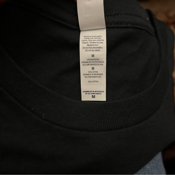 NEW Squirrel Den Studio Day of the Dead Cat Skeleton T-Shirt Medium - Picture 8 of 8